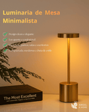 Luminária de Mesa LED Aconchegante – Conforto Visual para Sala e Quarto - Angel & Home