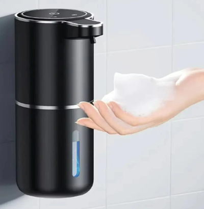 Dispensador Automático de Sabonete em Espuma com Sensor – Sem Toque, Recarregável USB
