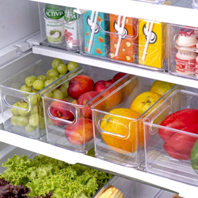 Kit Organizador Multiuso Plasútil – Guarda e Conserva para Geladeira, Despensa e Cozinha