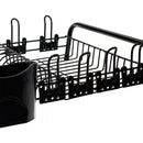 Escorredor De Louça Londres Porta Talheres e Copos Cozinha Preto