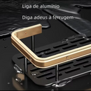Suporte de Canto Dourado Porta Shampoo – Organização Inteligente para Banheiro