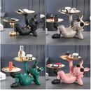 Escultura Decorativa Bulldog Moderno   Estátua de Cachorro para Sala, Quarto e Escritório - Angel & Home