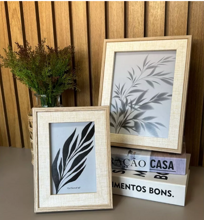 Kit com 2 Porta Retratos Decorativos -  Memórias que Aquecem e Valorizam sua Casa