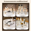 Bandeja Organizadora de Mesa Transparente para Maquiagem e escritório - Angel & Home