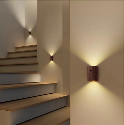 Arandela Luminaria de Parede Com Sensor Inteligente - Para Escadas Corredor Sem fio
