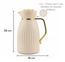 Garrafa Térmica Café 1 Litro Click Abre e Fecha Premium - Angel & Home