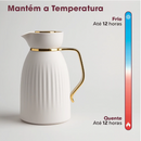 Garrafa Térmica Café 1 Litro Click Abre e Fecha Premium - Angel & Home