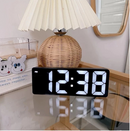 Despertador Digital Espelhado em LED com Controle de Som e Tela Grande - Angel & Home