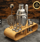 Kit Barman 12 Peças com Coqueteleira  – Drinks Perfeitos e Experiência de Bar em Casa - Angel & Home