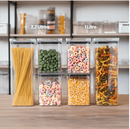 Kit de  Potes Herméticos Porta-Mantimentos – Despensa Organizada e Alimentos Mais Frescos no Dia a Dia - Angel & Home