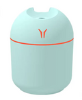 Umidificador de ar ultrassônico portátil para quarto, da Angel & Home, emitindo vapor e criando ambiente mais confortável.