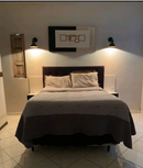 Kit com duas arandelas internas retrô Dubai em alumínio para iluminação decorativa de parede, estilo vintage, marca Angel & Home.