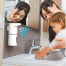 Dispensador automático de sabonete em espuma Wiio com sensor, sem toque e recarregável por USB, na cor branca.