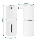 Dispensador automático de sabonete em espuma Wiio com sensor, sem toque, recarregável por USB, ideal para higiene moderna.