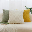 Capa de almofada de tricô para sofá, decorativa e luxuosa, da marca Angel & Home, com textura aconchegante e design elegante