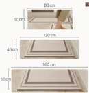 Tapete antiderrapante e absorvente para cozinha, bege, com design elegante, da marca Angel & Home.