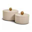 Kit 2 Caixinhas Decorativas Organizadoras Multiuso Porta Joias Em MDF