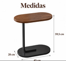 Mesa de Apoio Lateral para Sofá e Cama | Mesa de Canto para Notebook, café e Decoração