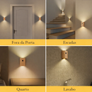 Arandela Luminaria de Parede Com Sensor Inteligente - Para Escadas Corredor Sem fio - Angel & Home