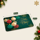 Kit 2 Tapetes de Natal e Ano Novo Antiderrapantes 40x60 cm: Capacho Decorativo para a Entrada