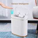 Lixeira Inteligente com Sensor Automático – Modelo Estreito para Banheiro e Cozinha - Angel & Home