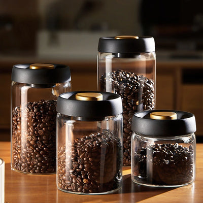 Pote a Vácuo com Vedação Total - Armazene Seu Café Como um Profissional