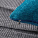 Capa de almofada 45x45 com design decorativo de luxo da Angel & Home para sofá, com detalhes elegantes e tecido de alta qualidade