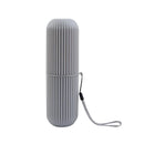Porta-escova de dentes com tampa para viagem Angel & Home, ideal para armazenamento seguro no banheiro.
