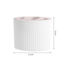 Organizador de escova de dentes e pasta de plástico simples e elegante, suporte autônomo para banheiro, marca Angel & Home