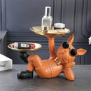 Escultura Decorativa Bulldog Moderno   Estátua de Cachorro para Sala, Quarto e Escritório - Angel & Home