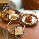 Bandeja Decorativa Redonda de Vime Rattan - Premium - Angel & Home