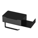 Suporte de parede para papel higiênico Angel & Home com gaveta para banheiro, em acabamento moderno e funcional