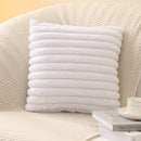 Capa de almofada 45x45 cm para sofá, decorativa, lisa ou listrada, da marca Angel & Home, tecido macio e elegante.