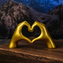 Escultura Decorativa Abstrata Mão Love - Decoração - Angel & Home