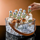 Balde de gelo premium Angel & Home para festas e eventos, feito de material resistente, com capacidade para bebidas e gelo.