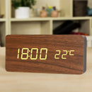 Relógio digital de mesa Angel & Home com display LED, despertador decorativo para sala ou escritório.