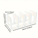 Kit de 2 organizadores de bolsas em acrílico transparente da Angel & Home, suporte para bolsas e carteiras.