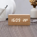 Relógio digital de mesa Angel & Home com despertador LED decorativo, exibindo hora em tela clara e moderno design.