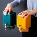 Pote hermético de 1.1L com válvula da Angel & Home, design elegante para armazenamento de alimentos com requinte.