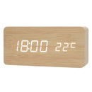 Relógio digital de mesa Angel & Home com despertador e tela LED decorativa, ideal para escritório ou quarto.