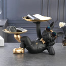 Escultura Decorativa Bulldog Moderno   Estátua de Cachorro para Sala, Quarto e Escritório - Angel & Home
