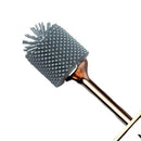 Escova sanitária de silicone com suporte da Angel & Home, com design ergonômico e resistente para higiene eficiente