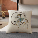 Capa de almofada 45x45 cm para sofá, decorativa de luxo da Angel & Home, com detalhes elegantes e tecido macio.