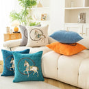 Capa para almofada 45x45cm da Angel & Home, estofada decorativa de luxo para sofá com design elegante e confortável