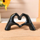 Escultura Decorativa Abstrata Mão Love - Decoração - Angel & Home