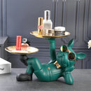 Escultura Decorativa Bulldog Moderno   Estátua de Cachorro para Sala, Quarto e Escritório - Angel & Home