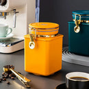 Pote hermético de 1.1L com válvula da Angel & Home, acabamento de luxo e design elegante para armazenamento de alimentos