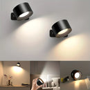Conjunto de 2 arandelas de parede LED redondas para uso interno e externo, luz branca suave, marca Angel & Home.