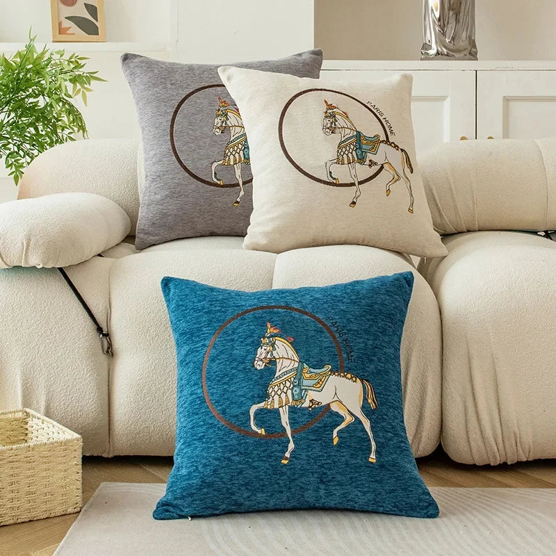 Capa para almofadas 45x45 cm da Angel & Home, decorativa de luxo para sofá, com acabamento elegante e tecido de alta qualidade.