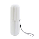 Porta-escova de dentes com tampa para viagem Angel & Home, ideal para armazenamento no banheiro e transporte seguro.